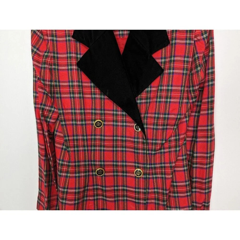 80s Talbots 8 Albert Nipon Executive Dress Double… - image 5